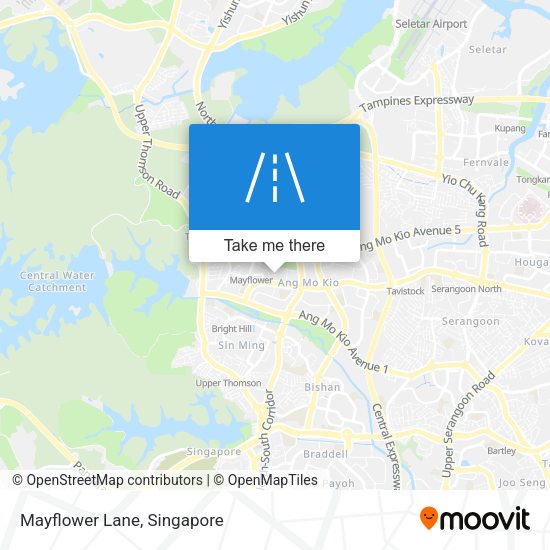 Mayflower Lane map
