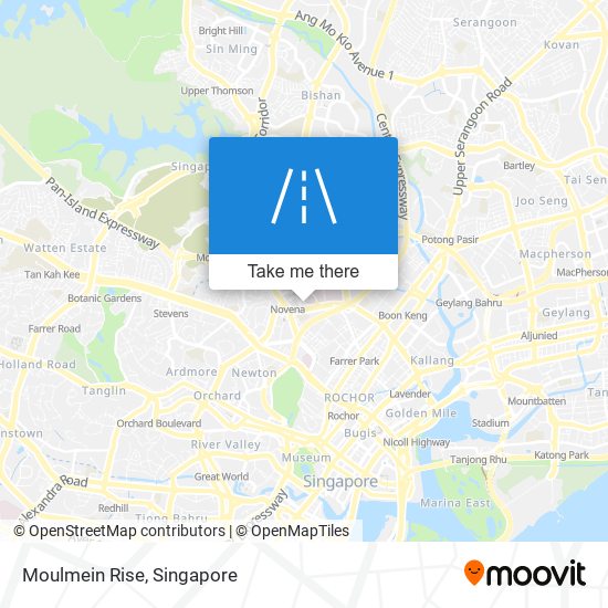 Moulmein Rise地图