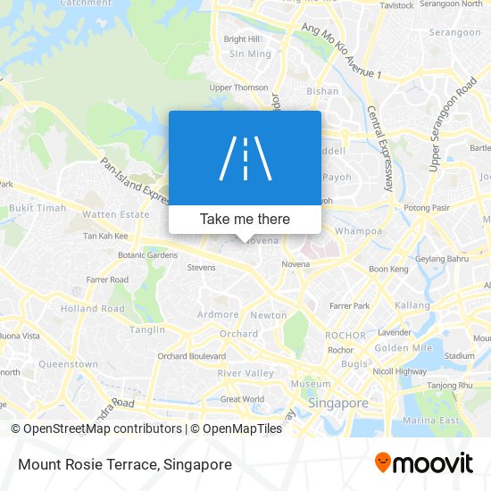 Mount Rosie Terrace map