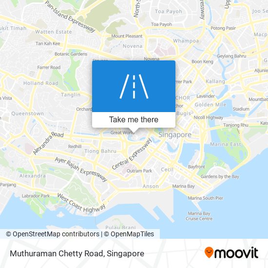 Muthuraman Chetty Road map