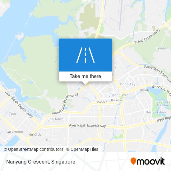 Nanyang Crescent map