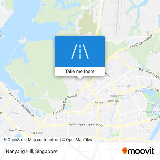 Nanyang Hill map