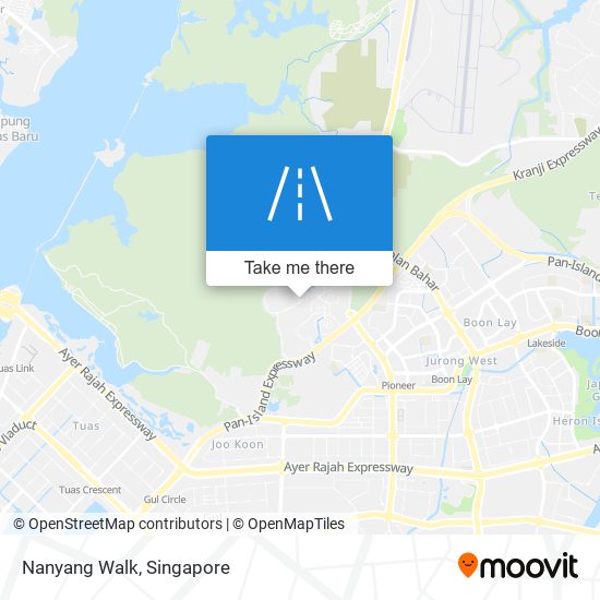 Nanyang Walk map