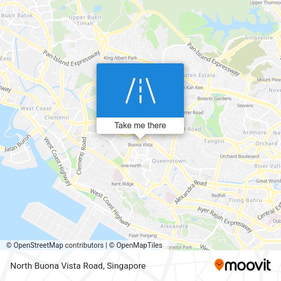North Buona Vista Road map