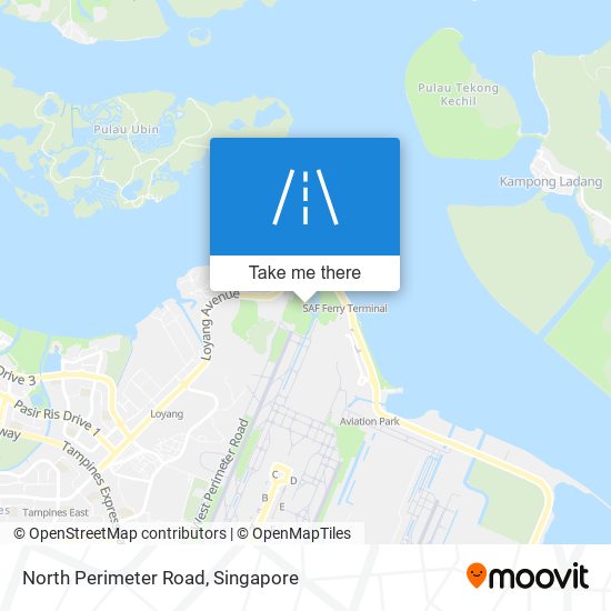 North Perimeter Road map