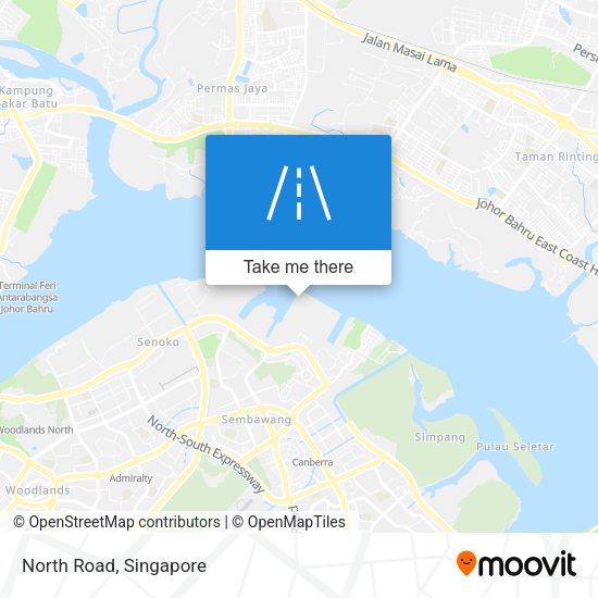 North Road map