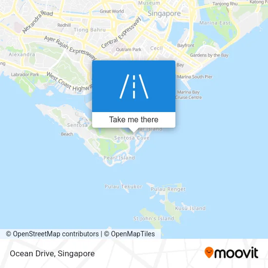 Ocean Drive map