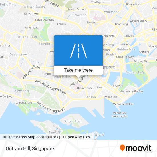 Outram Hill map