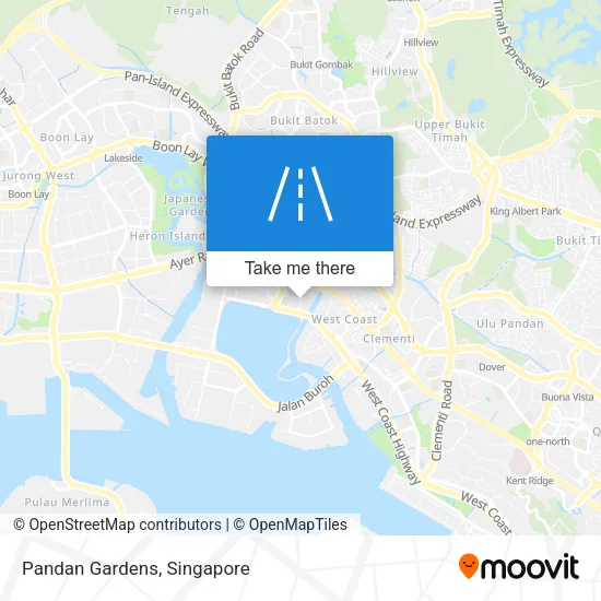 Pandan Gardens map
