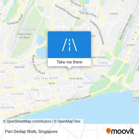 Pari Dedap Walk map
