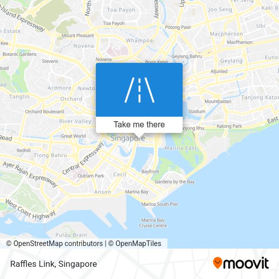 Raffles Link map