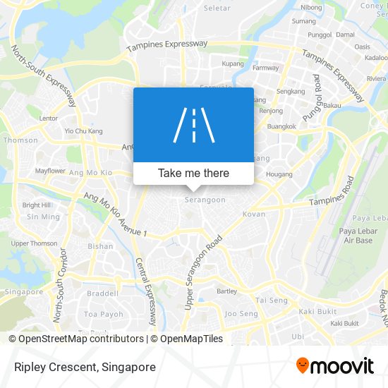 Ripley Crescent map