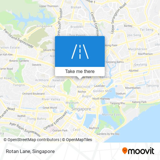 Rotan Lane map