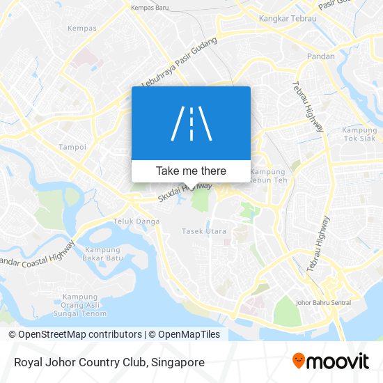 Royal Johor Country Club map