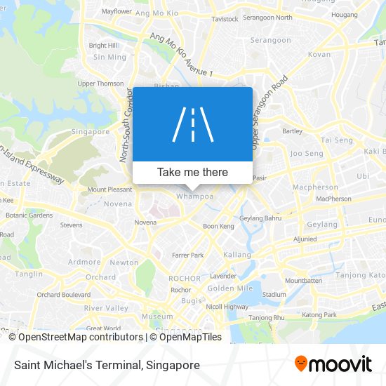 Saint Michael's Terminal map