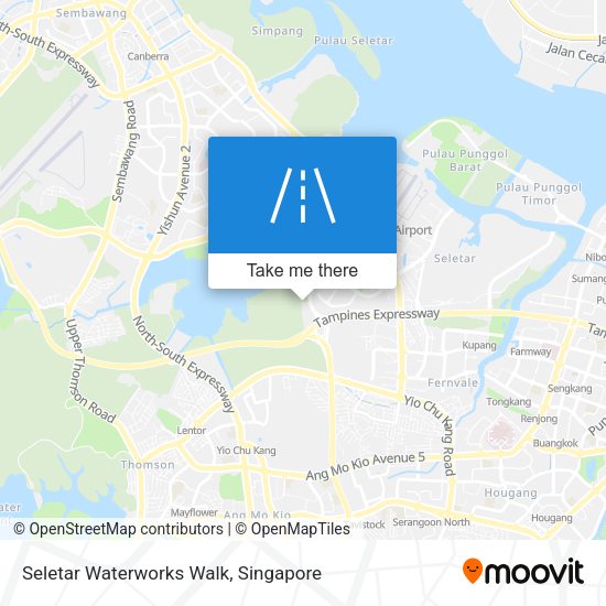 Seletar Waterworks Walk map
