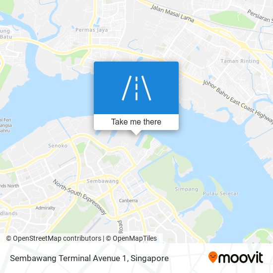 Sembawang Terminal Avenue 1 map