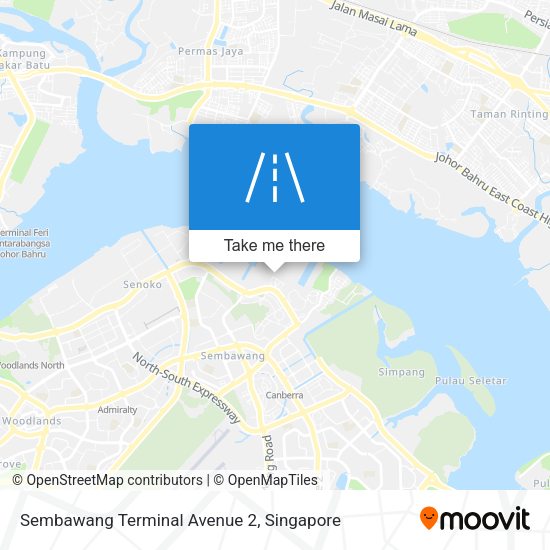 Sembawang Terminal Avenue 2 map