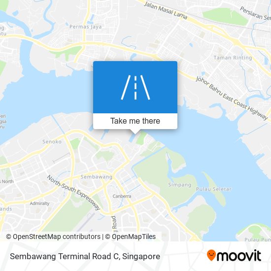 Sembawang Terminal Road C map