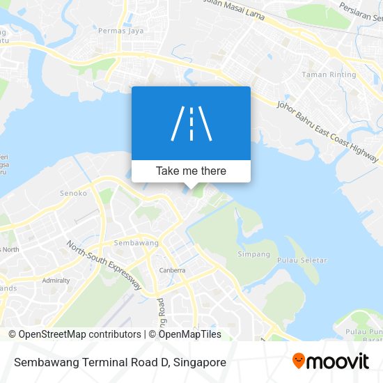 Sembawang Terminal Road D map