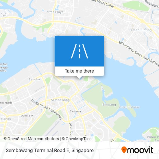 Sembawang Terminal Road E map