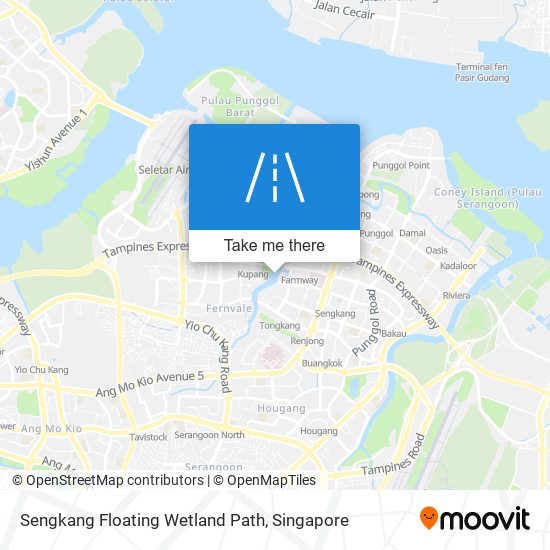 Sengkang Floating Wetland Path地图