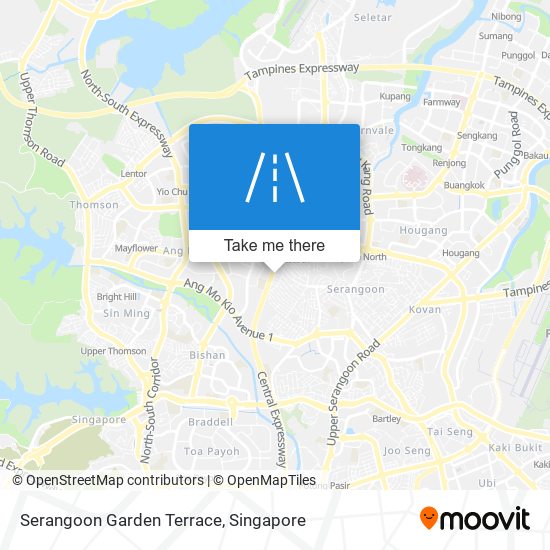 Serangoon Garden Terrace map