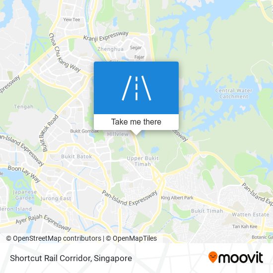 Shortcut Rail Corridor map