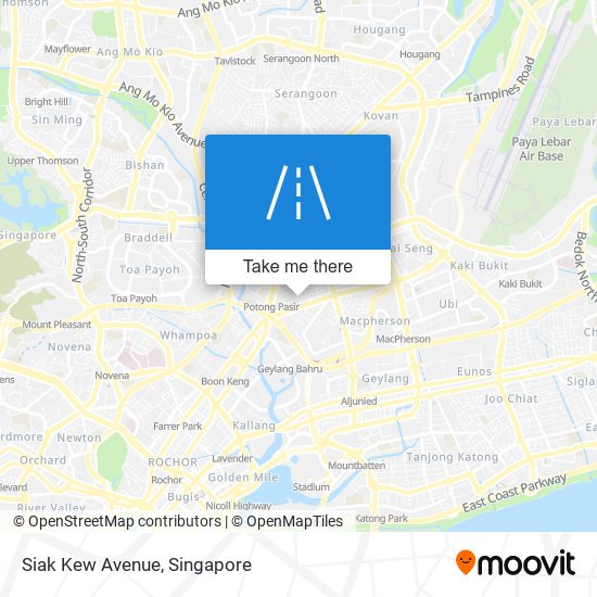 Siak Kew Avenue map