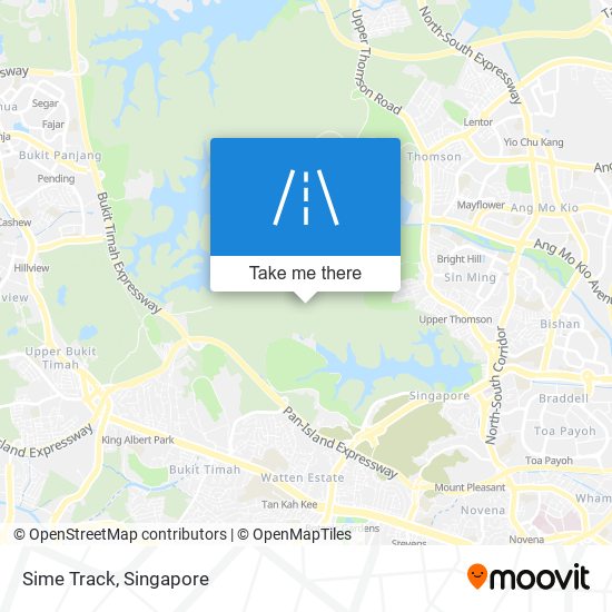 Sime Track map