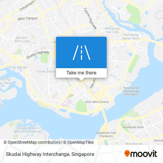 Skudai Highway Interchange map