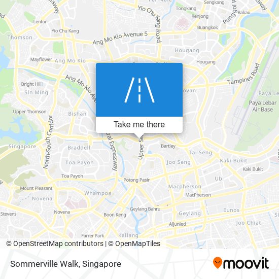 Sommerville Walk map