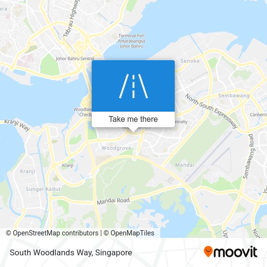 South Woodlands Way map