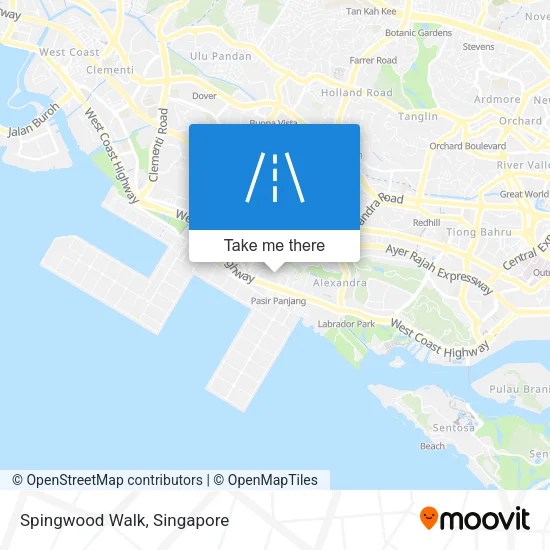 Spingwood Walk map