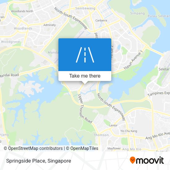 Springside Place map