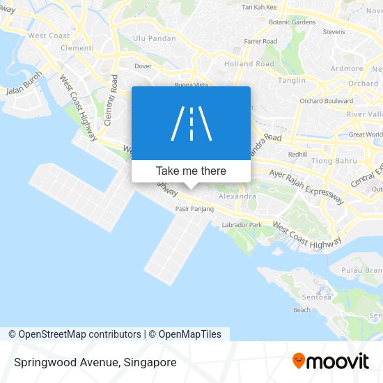 Springwood Avenue map