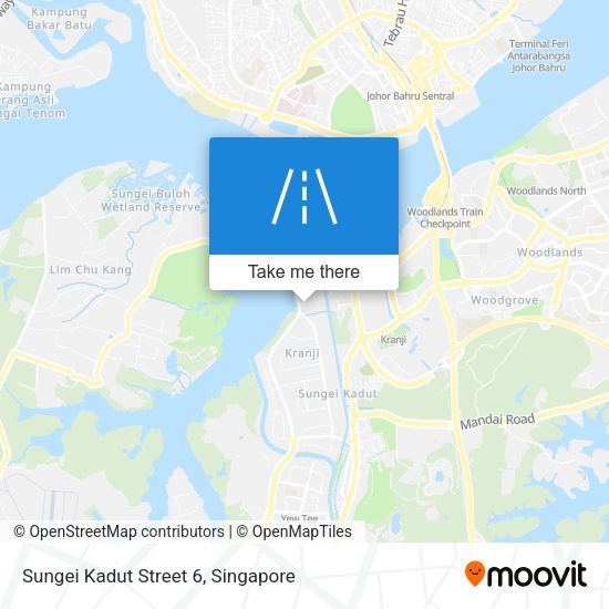 Sungei Kadut Street 6 map