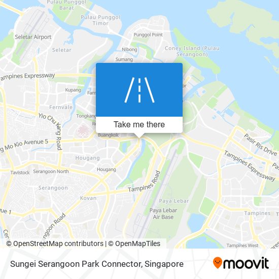 Sungei Serangoon Park Connector地图