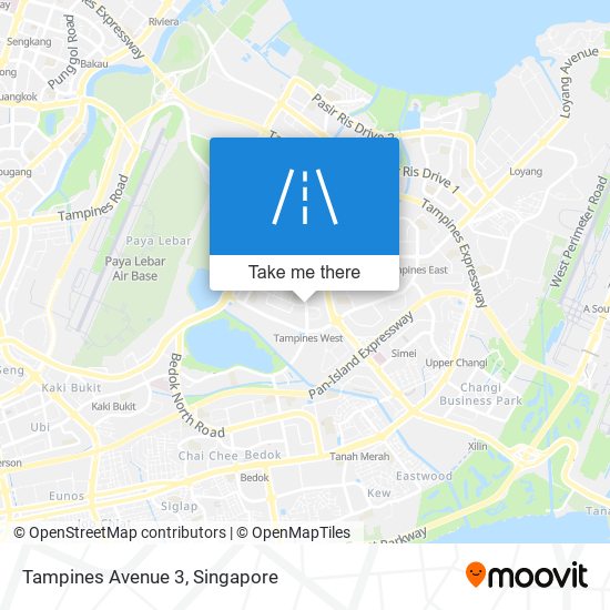Tampines Avenue 3 map