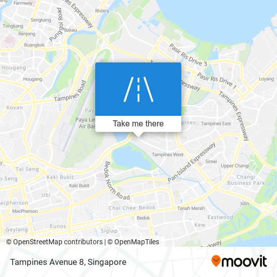 Tampines Avenue 8 map
