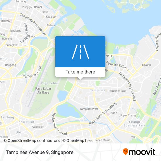 Tampines Avenue 9 map