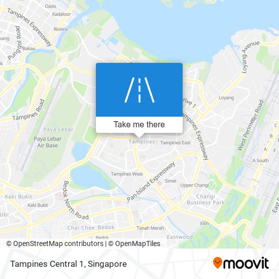Tampines Central 1 map
