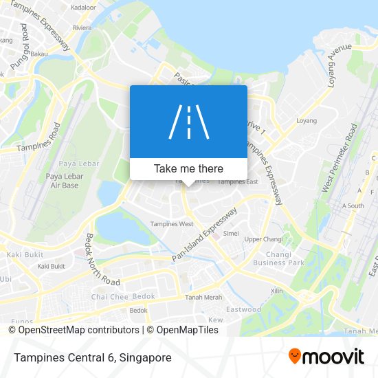 Tampines Central 6 map
