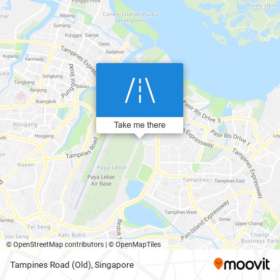 Tampines Road (Old) map