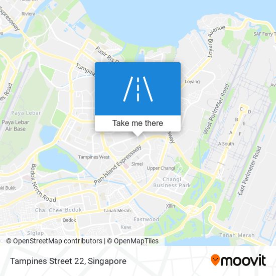 Tampines Street 22 map