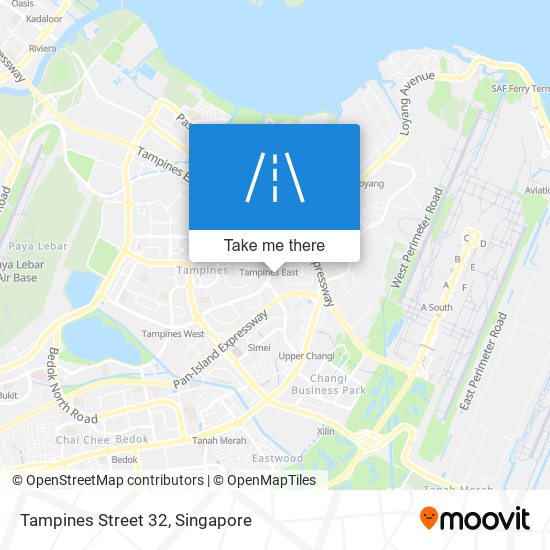 Tampines Street 32 map