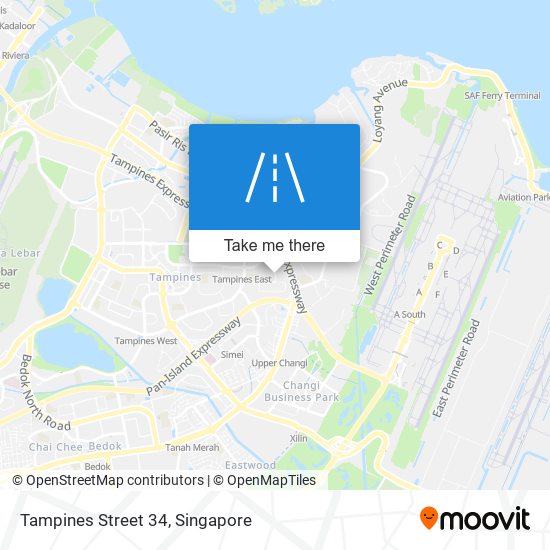 Tampines Street 34 map