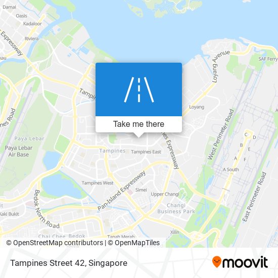 Tampines Street 42 map