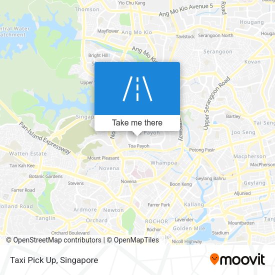 Taxi Pick Up map