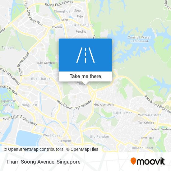 Tham Soong Avenue map